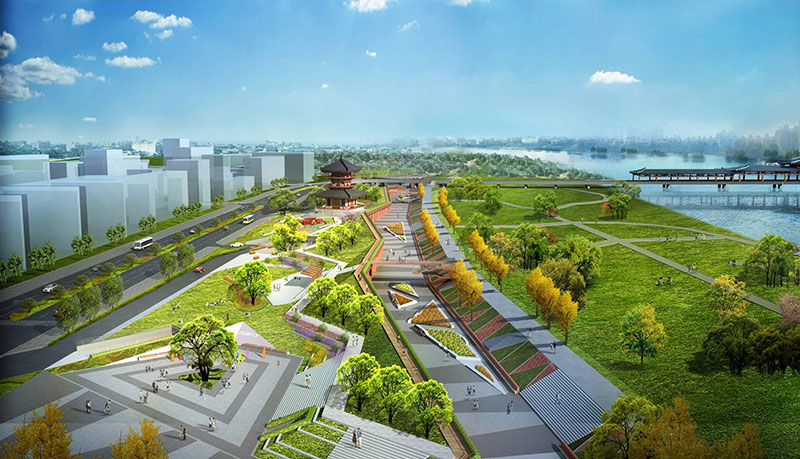 咸阳湖地下停车场